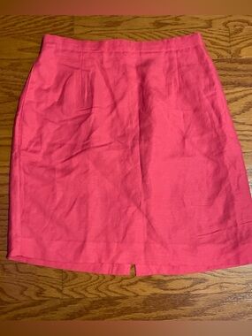 Norton McNaughton Vintage Coral Pink Midi Skirt